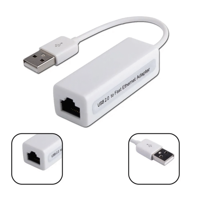 Adaptador De Red Lan Rj45 A Usb 2.0 (0140) - Imagen 1