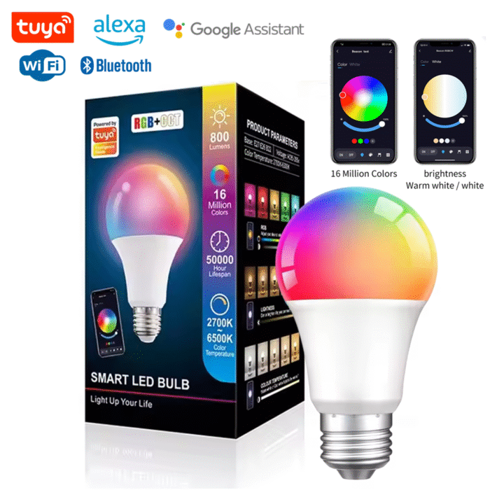 Bombillo Inteligente Rgb Wifi 15W Tuya (1008) - Imagen 1