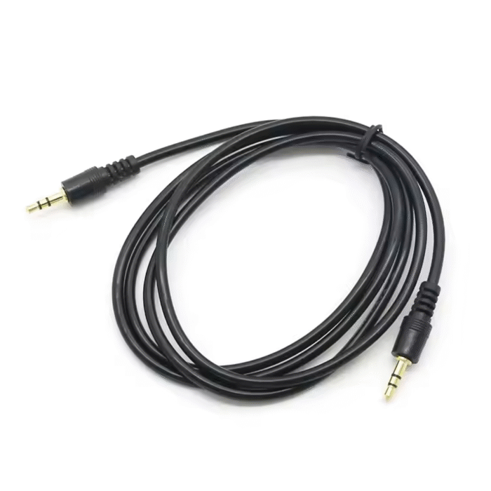 Cable Auxiliar 3.5mm 1.5Mts Negro (0395) - Imagen 1