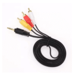 Cable Auxiliar 3.5mm A 3 Rca 1,5Mts Audio Y Video (0401)