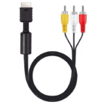 Cable Av Rca Ps1-Ps2-Ps3 Audio Y Video 1,8Mts (0536)