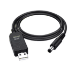 Cable Corriente Usb A Plug 5.5Mm Dc 5V A 9V (0485)