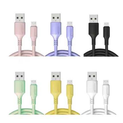 Cable Micro Macaron Colores 1Mt (0344)