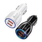 Cargador De Carro Qualcomm 2 Usb 6A (0455)