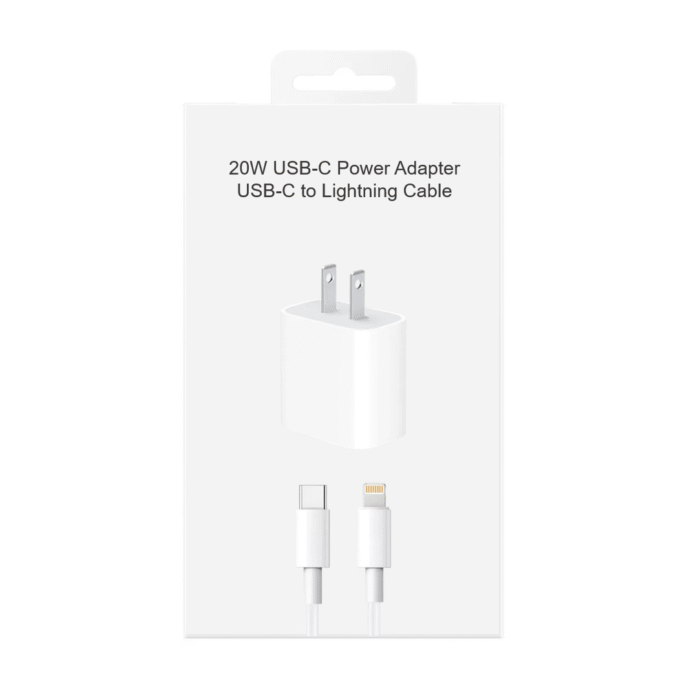 Cargador Iphone 20W Tipo C A Lightning (0457) - Imagen 1