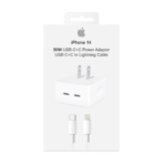 Cargador Iphone 50W Doble Tipo C A Lightning (1005)