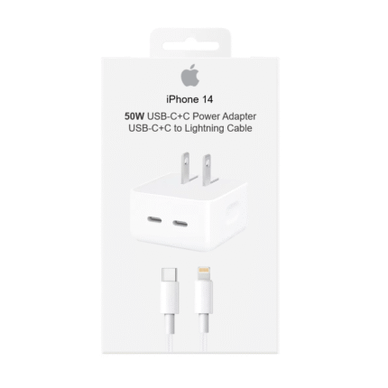 Cargador Iphone 50W Doble Tipo C A Lightning (1005)