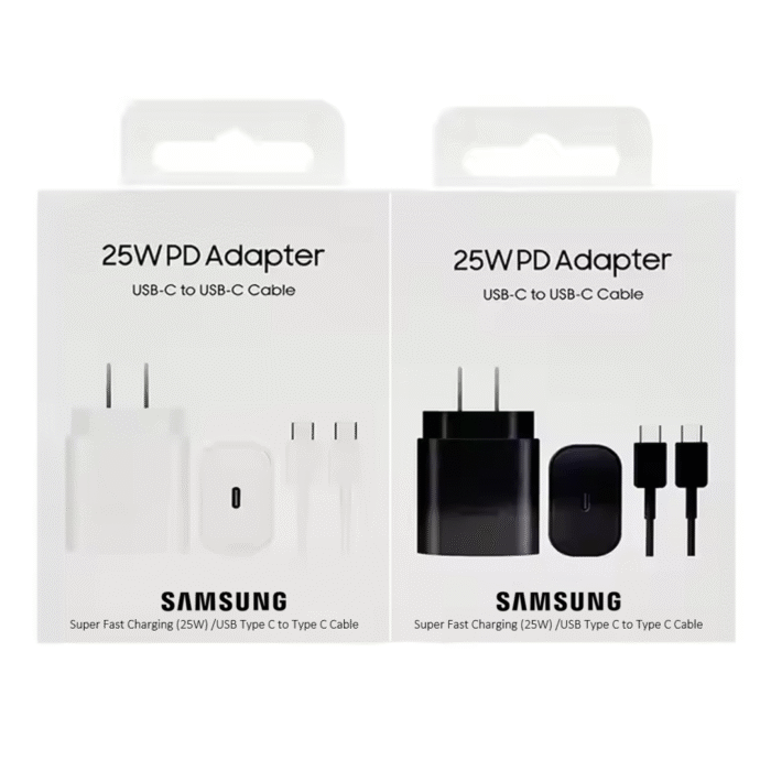 Cargador Samsung 25W Cable Tipo C A Tipo C (0425) - Imagen 1