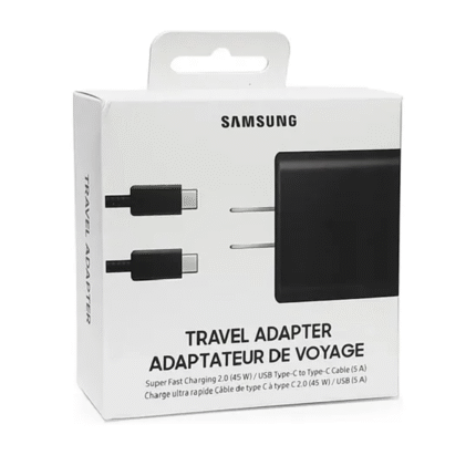 Cargador Samsung 45W Cable Tipo C A Tipo C (0420)