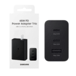 Cargador Samsung 65W 2Ptos C 1 Usb Taco Solo (0926)