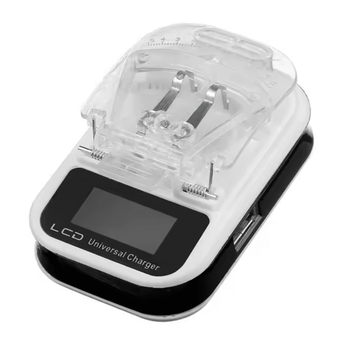 Cargador Universal Bateria Celular Led + Usb (0447) - Imagen 1