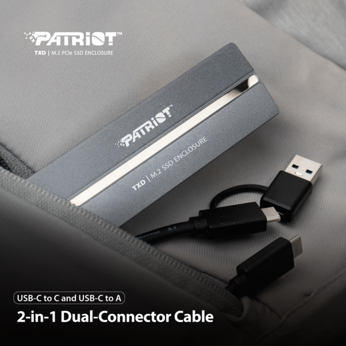Case Enclosure M.2 Ssd Tipo C Y Usb Patriot TXD810 (0514) - Imagen 2