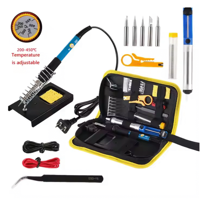 Cautin Con Regulador 60W Kit De 15 Piezas (0833) - Imagen 1