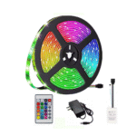 Cinta Luz Led Rgb De 5Mts Con Control 2835 (0271)