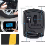 Compresor De Aire 12V 250Psi Digital (0664) - Imagen 2