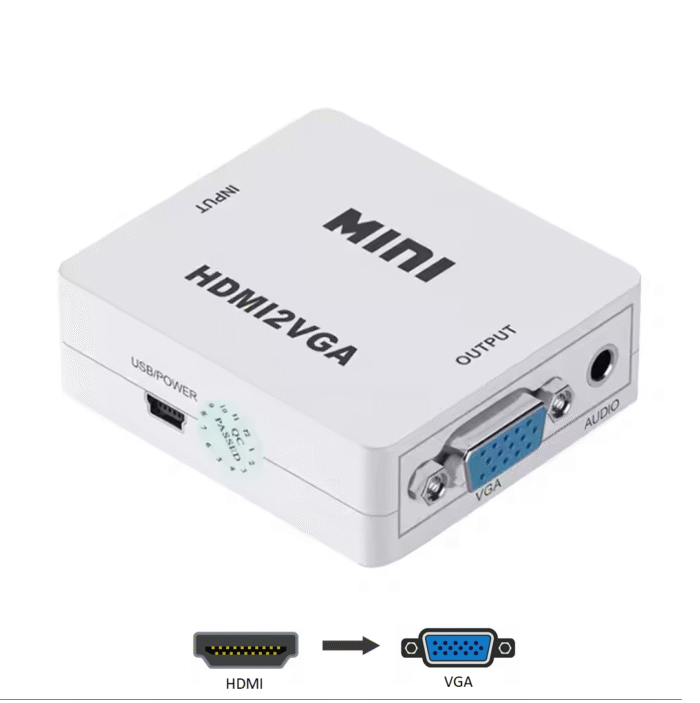 Convertidor HDMI A VGA (0493) - Imagen 1