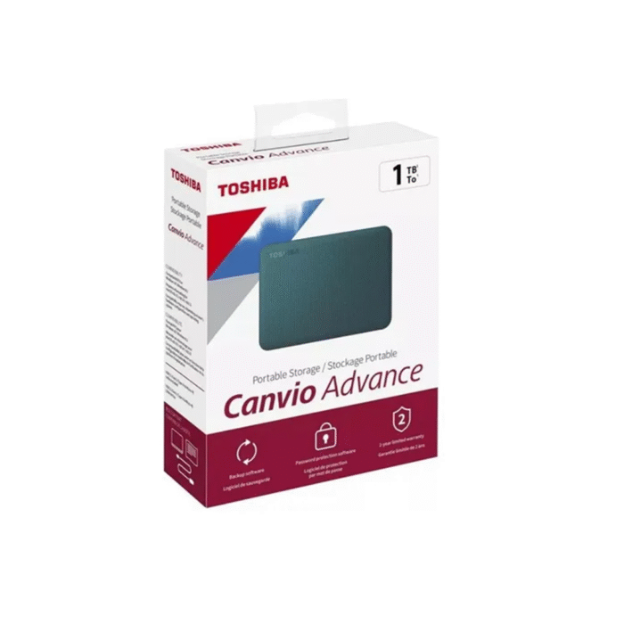 Disco Duro Externo Toshiba 1TB Canvio Advance (0188) - Imagen 1