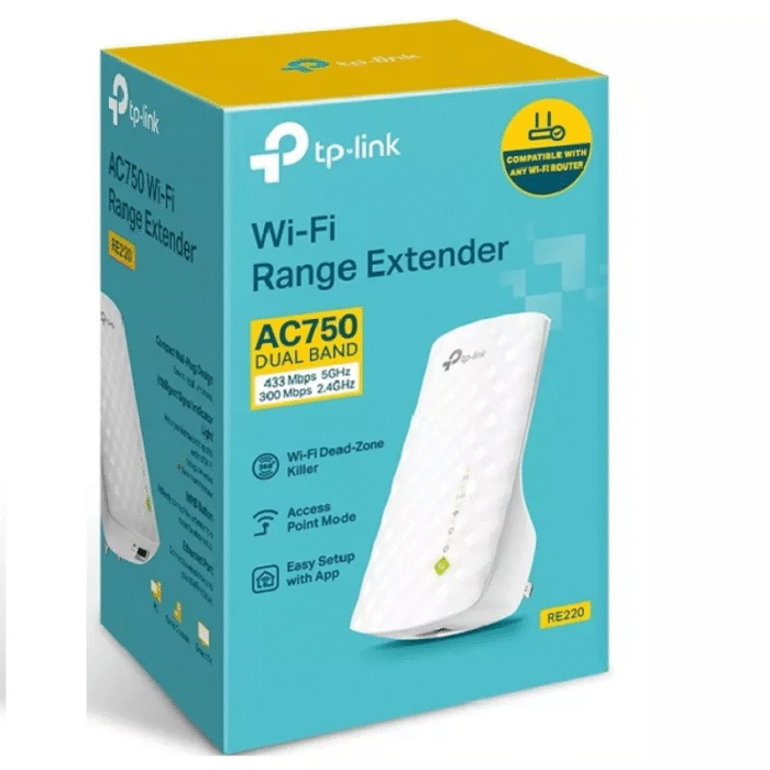 Extensor De Rango Wifi Tp-Link Re220 Ac750 Dual Band (0101) - Imagen 1