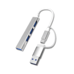 Hub Tipo C Y Usb A 4 Puertos Usb 3.0 (1004)