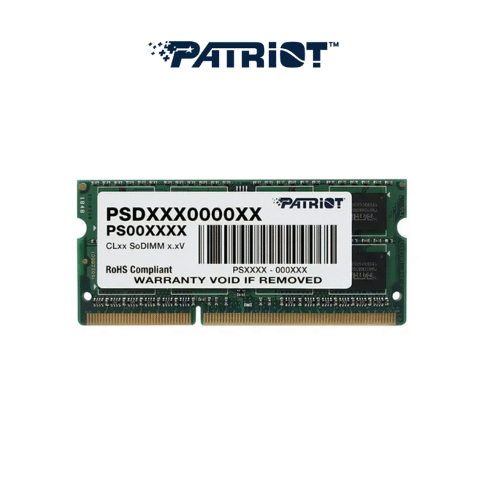Memoria Ram DDR3 8Gb Laptop 1600Mhz Pc3 1.35V Patriot (0810) - Imagen 1