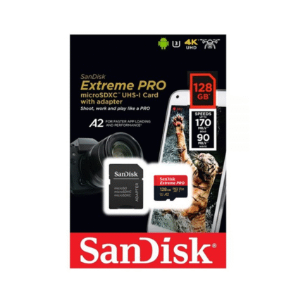 Micro Sd Sandisk 128Gb Extreme Pro 4K V30 A2 (0741)