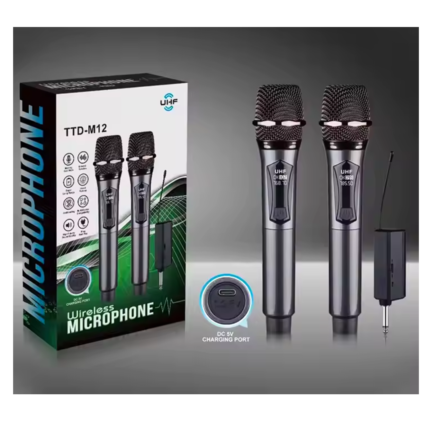 Microfono Inalambrico Recargable Pack 2 TTD-M12 (0659)