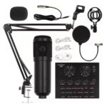 Microfono Profesional Condensador Bm800 + Interfaz (1006)