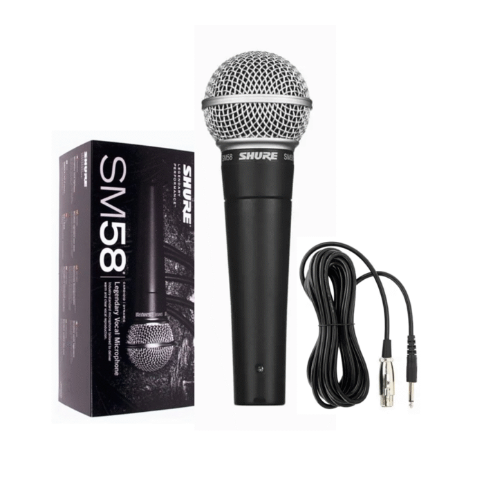 Microfono Shure Sm58 Con Cable 5Mts (0763) - Imagen 1