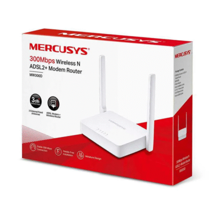 Modem Router Mercusys Mw300D Adsl2 300Mbps (0104)