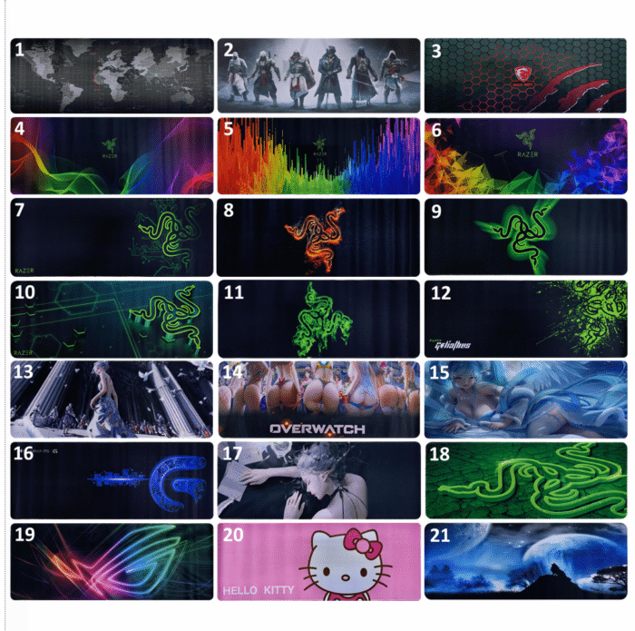 Mouse Pad 30X80 Estampado (0166) - Imagen 2