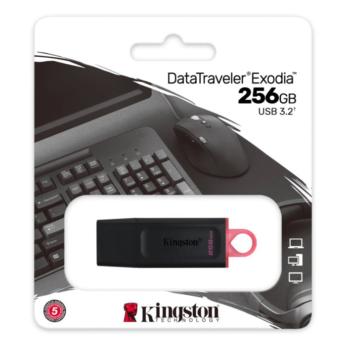 Pendrive Kingston 256Gb 3.2 Exodia (0023) - Imagen 1