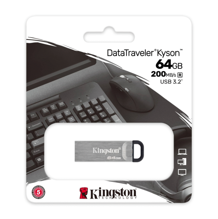 Pendrive Kingston 64Gb 3.2 Kyson  Cod (0028) - Imagen 1