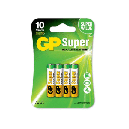 Pila AAA GP Super Alcalinas Pack 4 (0589)
