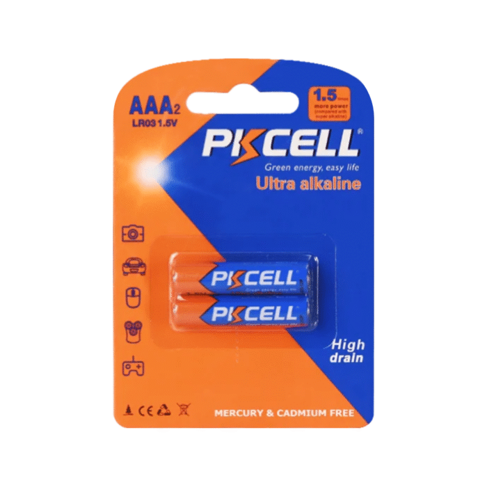 Pila AAA Pkcell Ultra  Alkaline Pack De 2 (0582) - Imagen 1
