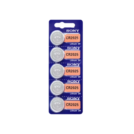 Pila Boton CR2025 Sony Pack 5 (0602)