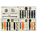 Reloj Smartwatch I20 Ultra 2 Max Suit Big 2.3 + Audifono 7 Correas (0858)