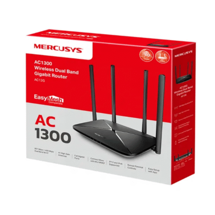 Router Mercusys Ac12G Ac1300 Dual Band Gigabit (0113)
