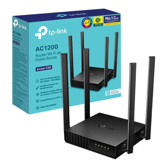 Router Tp-Link Archer C50 Ac1200 Dual Band (0094) - Imagen 1