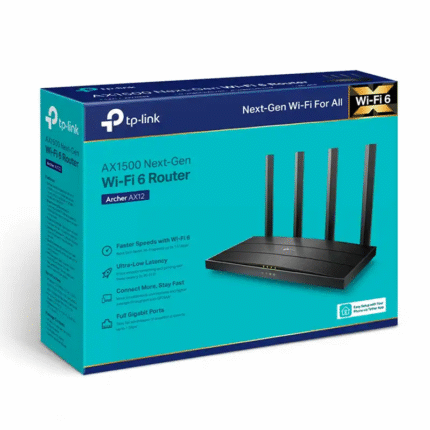 Router Tp-Link Ax12 Ax1500 Wifi 6 Dual Band Gigabit (0963)