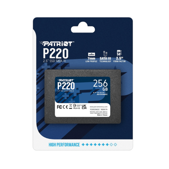 SSD 256Gb Patriot P220 (0947) - Imagen 1