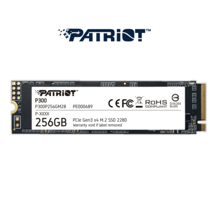 SSD M.2 256Gb Patriot P300 Pcie Gen 3X4 (0701)