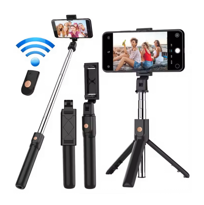 Tripode 3 En 1 Con Control Bluetooth (0709) - Imagen 1
