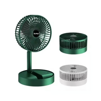 Ventilador Recargable De Mesa 6,5 Pulgadas (0786)