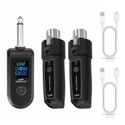 Transmisor Receptor XLR Inal UHF X2 Microfonos (1020)