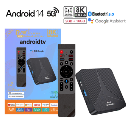 Tv Box Stick Android tv 14 2Gb-16Gb TV98 8K Ultra Hd (1030)