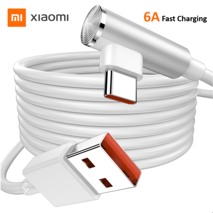 Cable Tipo C Xiaomi Datos Y Carga Turbo 6A 120W 90° (0351)