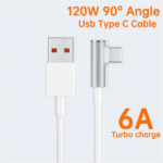 Cable Tipo C Xiaomi Datos Y Carga Turbo 6A 120W 90° (0351) - Imagen 5