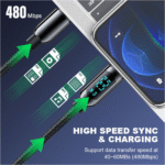 Cable Tipo C A Tipo C PD100W Display Lcd Carga Rapida (1058) - Imagen 2