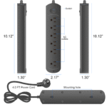 Regleta Con 6 Tomas Con Protección de Sobretensión (1055) - Imagen 4