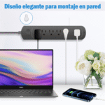 Regleta Con 6 Tomas Con Protección de Sobretensión (1055) - Imagen 3